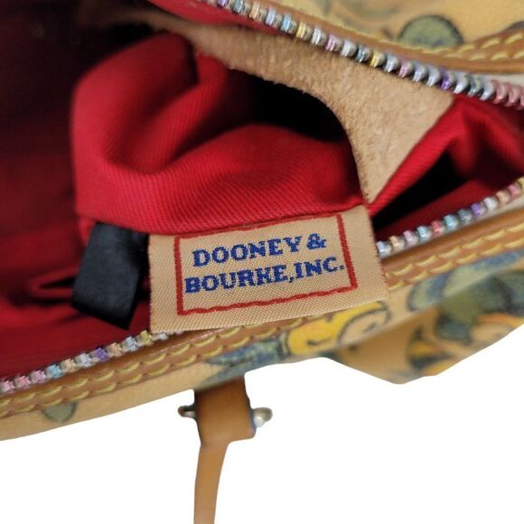 Vintage Dooney & Bourke Shoulder Bag Novelty Spelling Bumble Bee Whimsical - Picture 15 of 16
